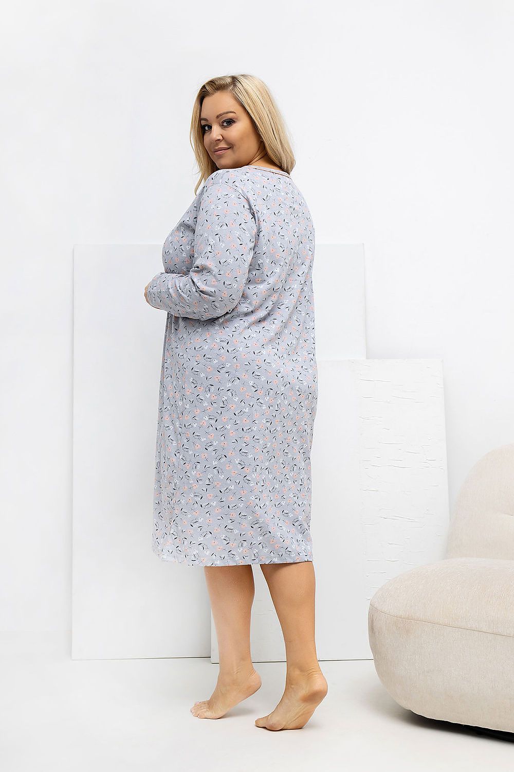 Nachtjapon Plus Size model 223307 Forever Pink
