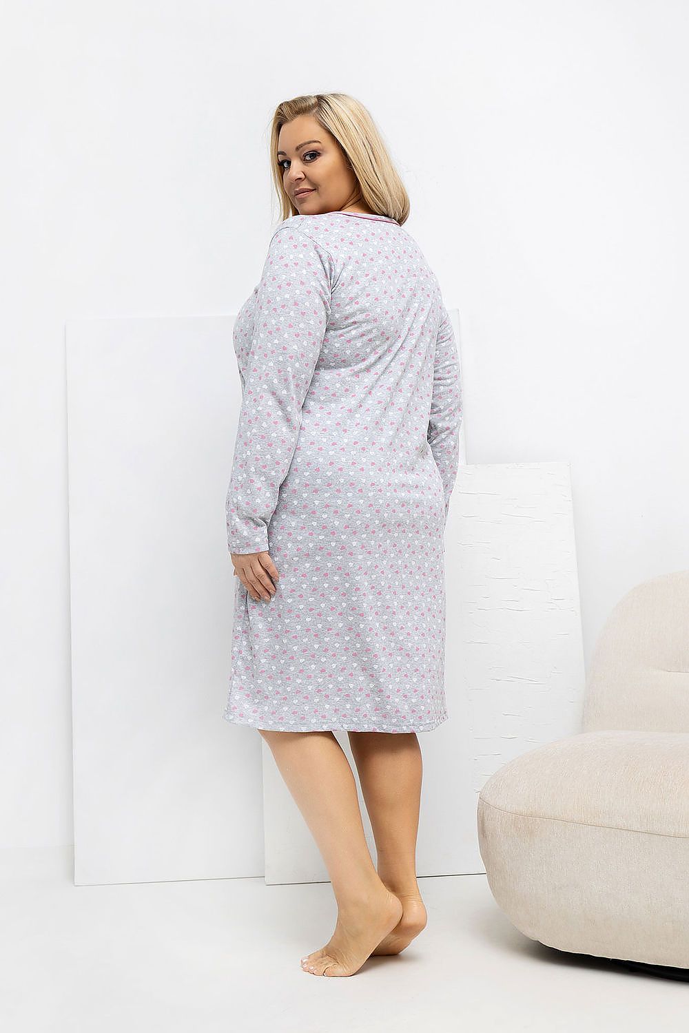 Nachtjapon Plus Size model 223309 Forever Pink