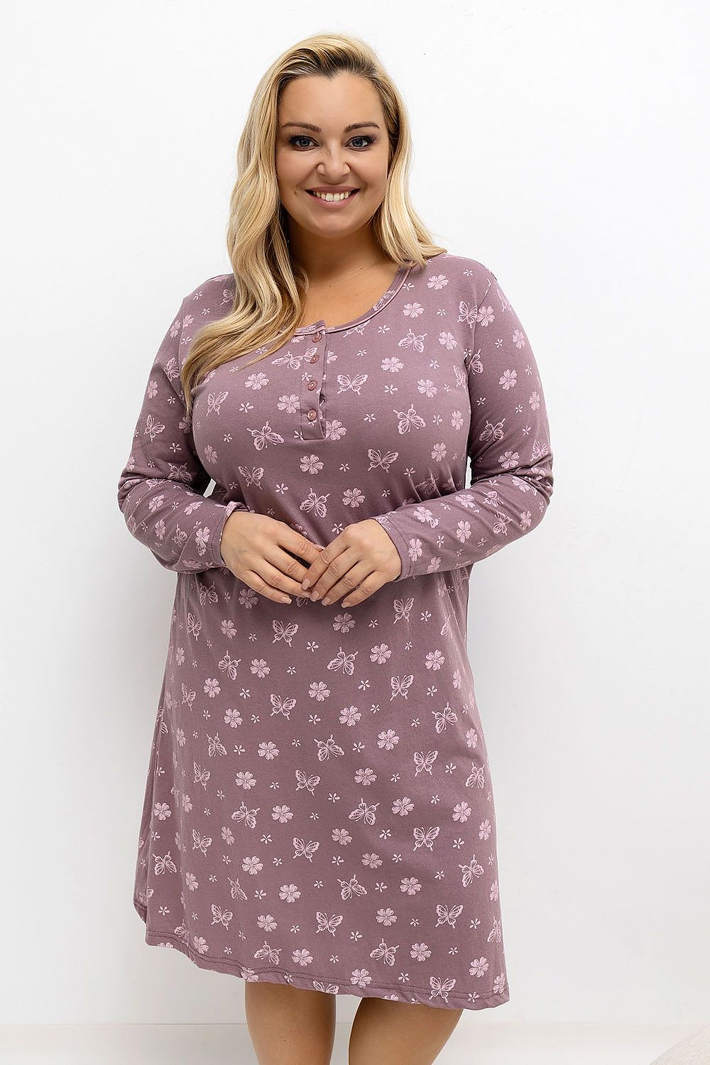  Nachtjapon Plus Size model 221200 Forever Pink 