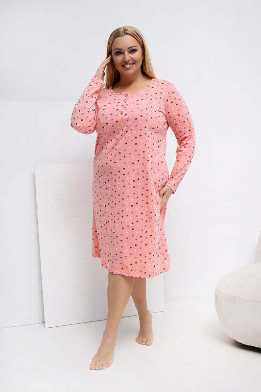  Nachtjapon Plus Size model 223301 Forever Pink 