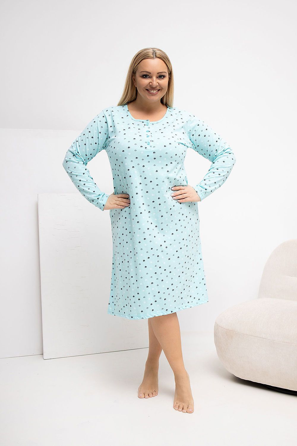  Nachtjapon Plus Size model 223302 Forever Pink 