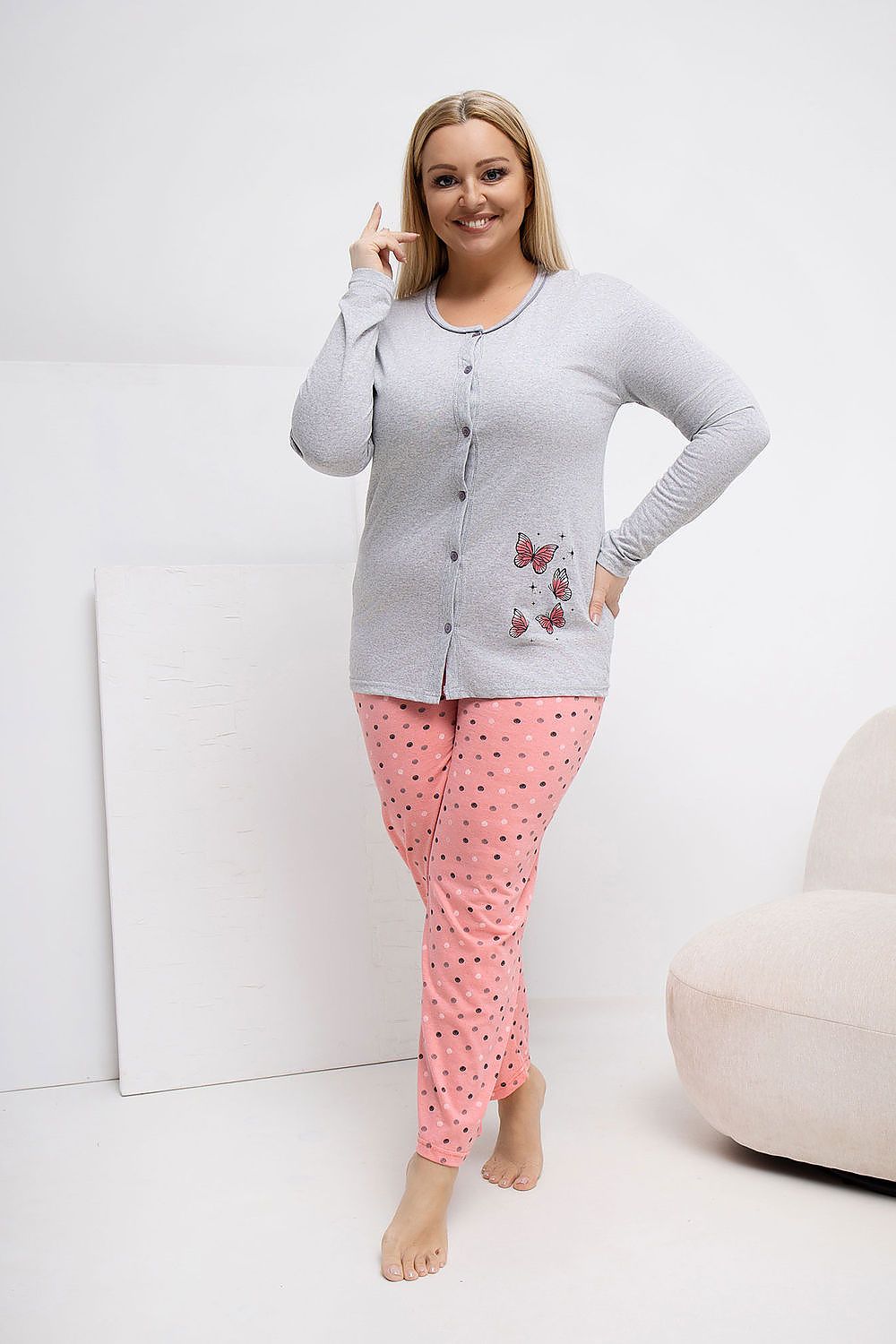  Plus Size Pyjama model 223305 Forever Pink 