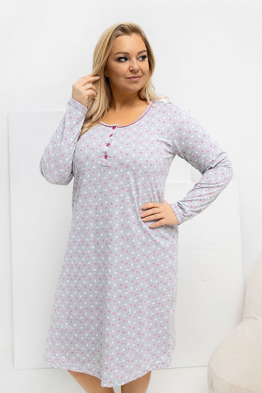  Nachtjapon Plus Size model 223309 Forever Pink 