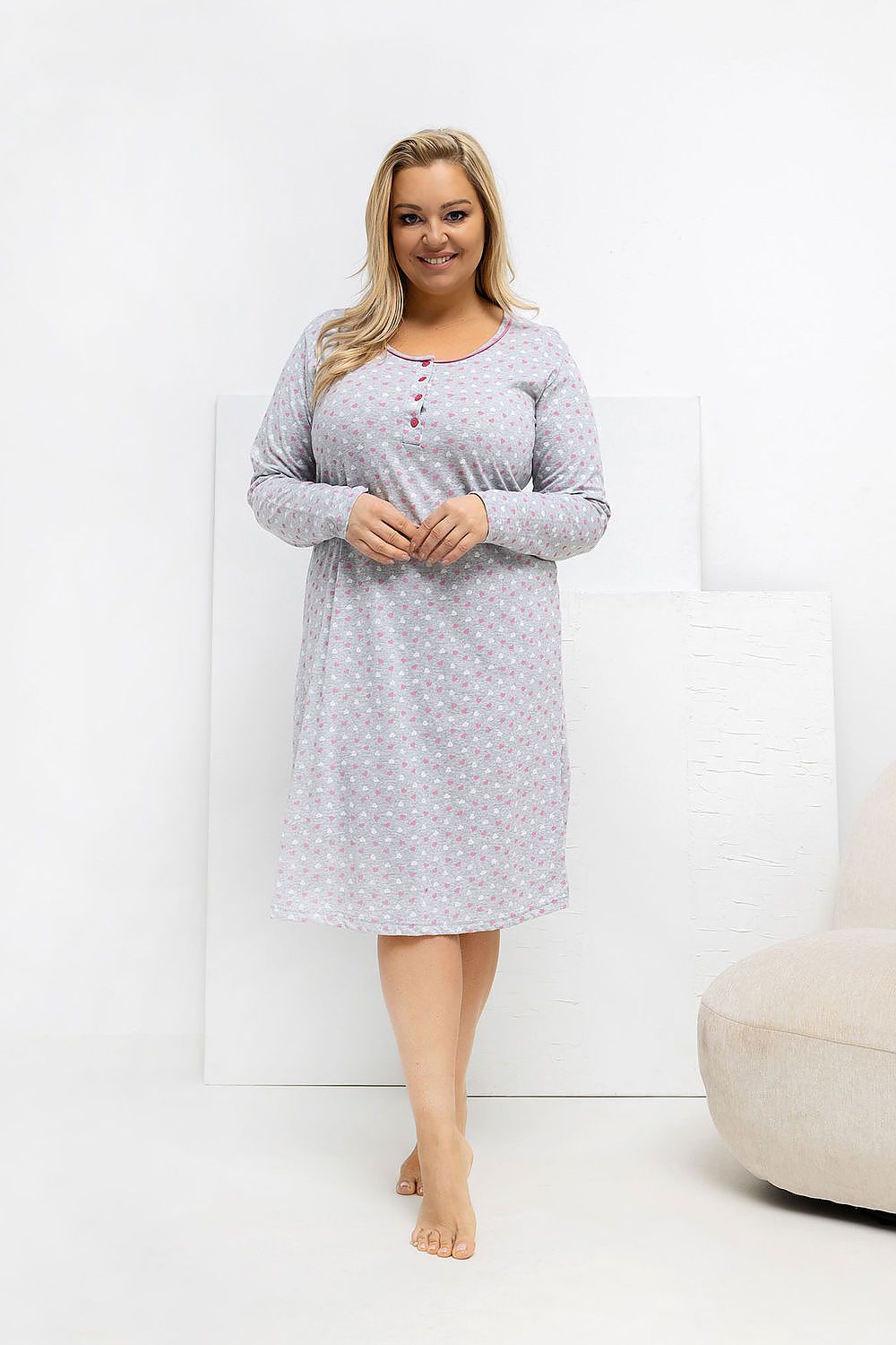  Nachtjapon Plus Size model 223309 Forever Pink 